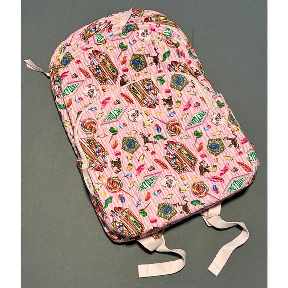 Vera Bradley Harry Potter Honeydukes Large Backpack NWT Pink Multi 17X12X7” main image 11